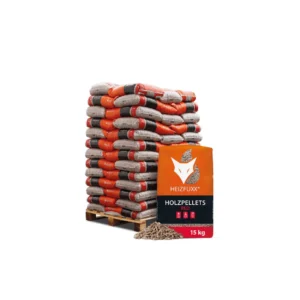 Heizfuxx Red – Holzpellets 975 kg – 65 Säcke à 15 kg