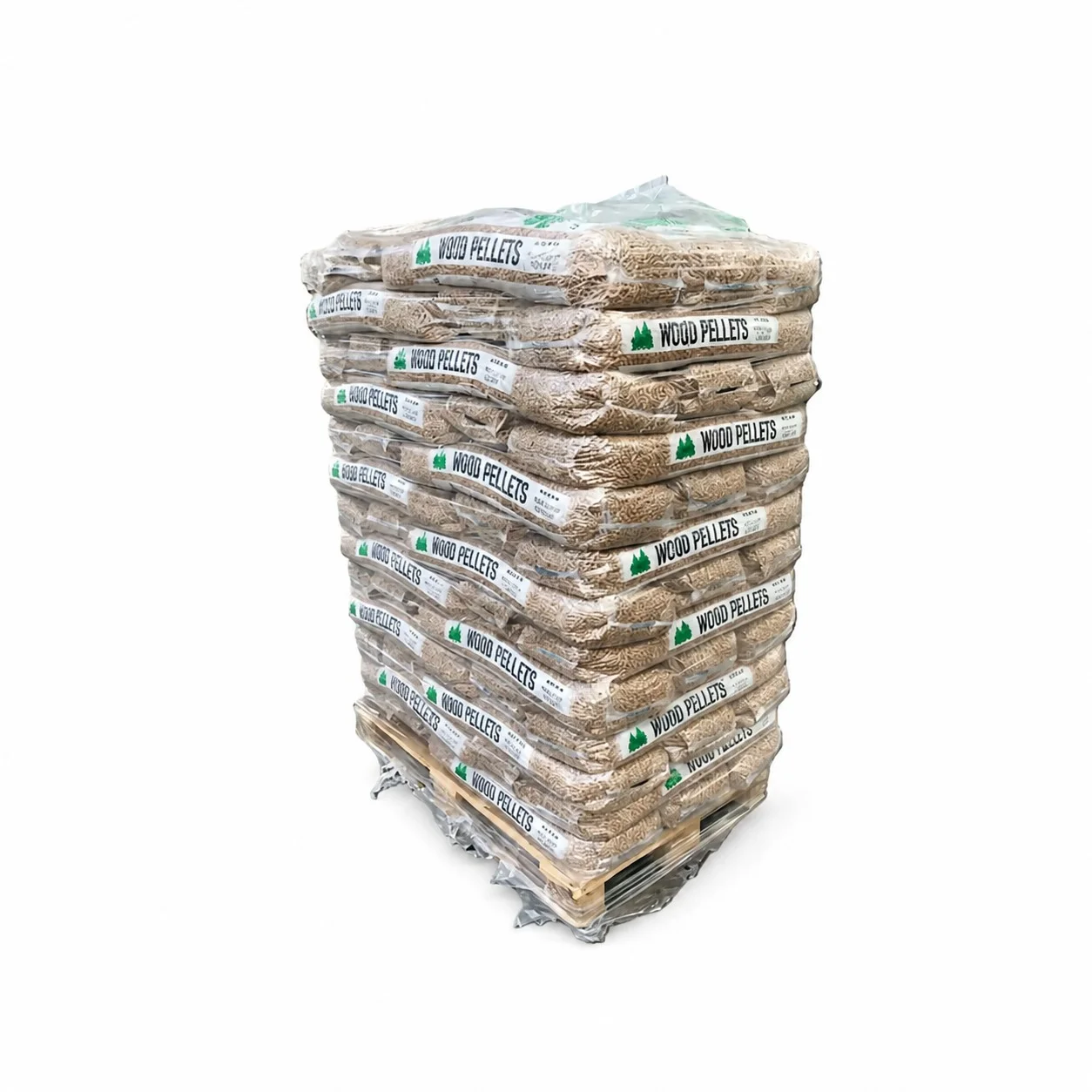 DIN – Nadelholzpellets 975 kg – 65 Säcke à 15 kg