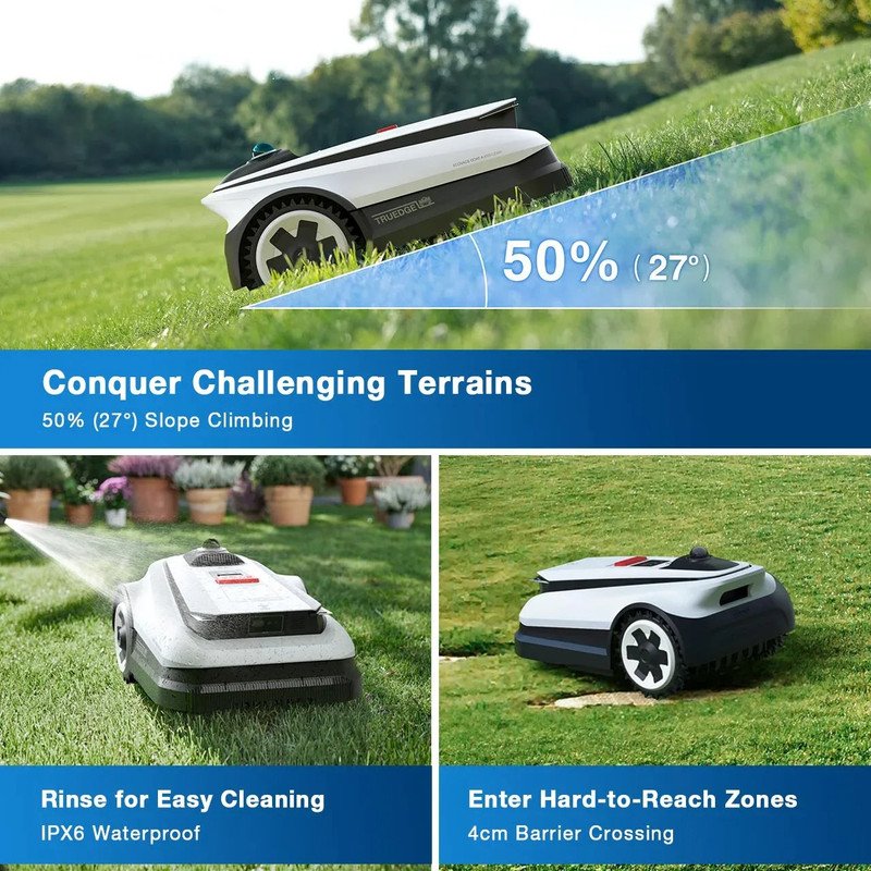 Ecovacs GOAT A3000 LiDAR – Mähroboter ohne Begrenzungsdraht bis 3.000 m² – Bild 5