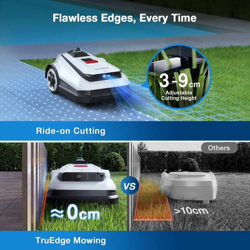 Ecovacs GOAT A3000 LiDAR – Mähroboter ohne Begrenzungsdraht bis 3.000 m² – Bild 4