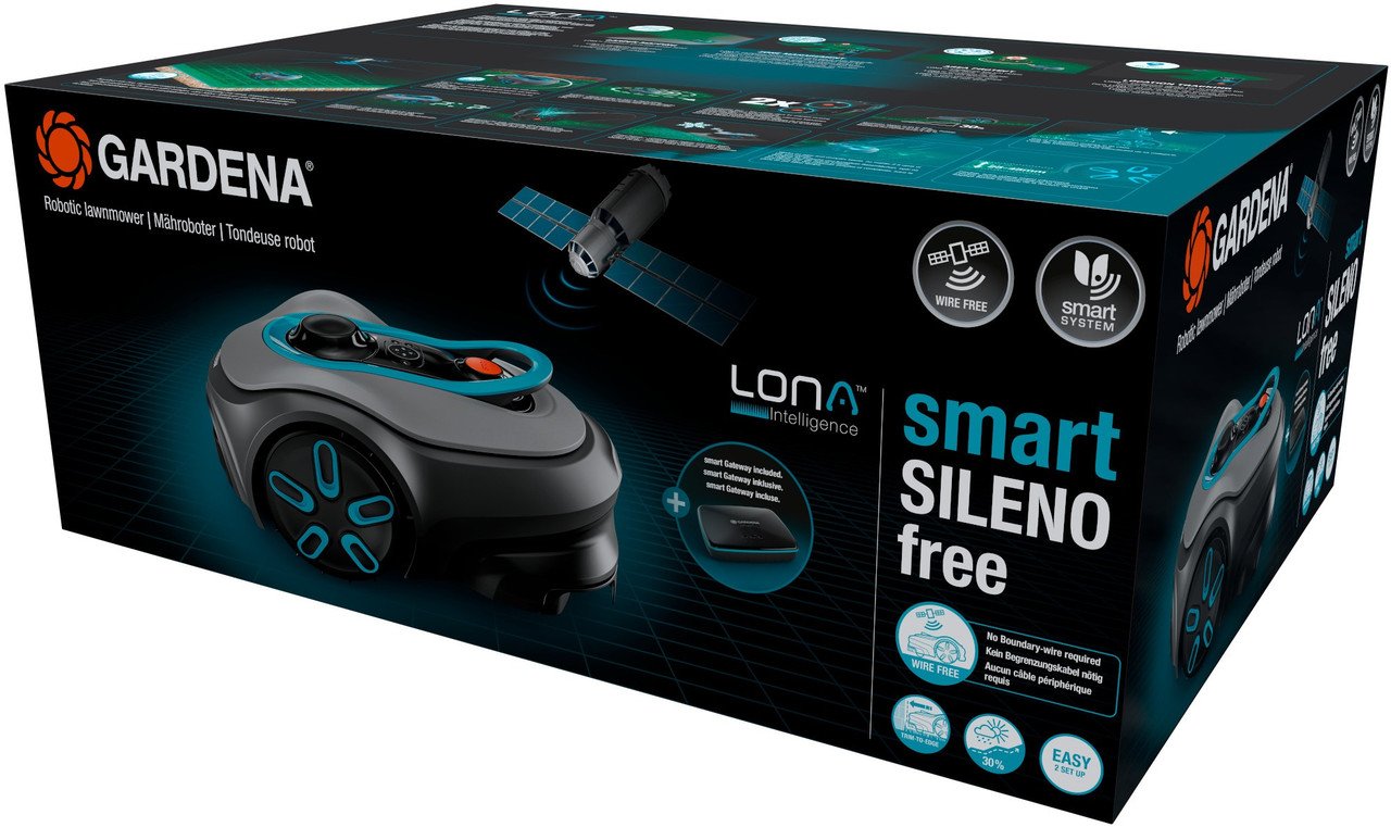 GARDENA smart SILENO free 1200 – Mähroboter ohne Begrenzungskabel bis 1200 m² – Bild 4