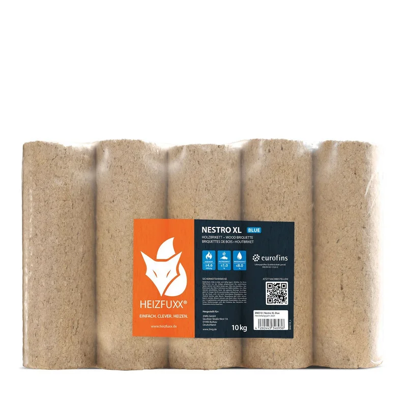 Heizfuxx Nestro XL Blue – Holzbriketts 960 kg – 96 Pakete à 10 kg – Bild 3
