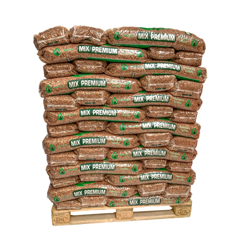 Mix Premium DINplus – Holzpellets 975 kg – 65 Säcke à 15 kg